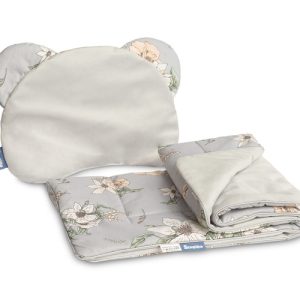 Velvet Pushchair Set – Lily Grey