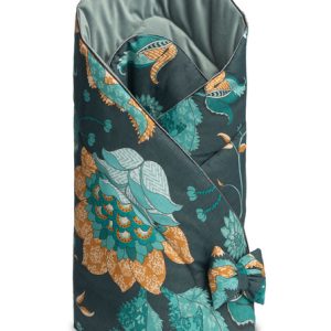 Baby Nest Cone Wrap VELVET PARADISE EMERALD 75x75