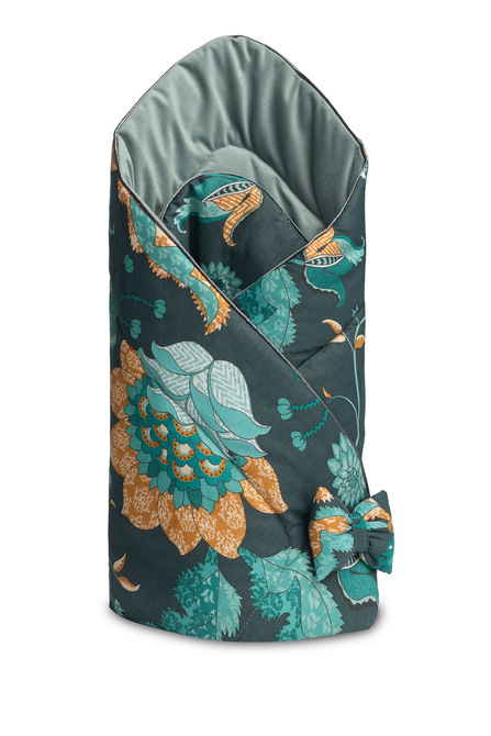 Baby Nest Cone Wrap VELVET PARADISE EMERALD 75x75