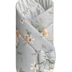 Baby Nest Cone Wrap VELVET LILLY GREY 75x75