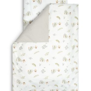 TWO ELEMENT BEDDING + BEDSHEET GOOSE 100X135 CM