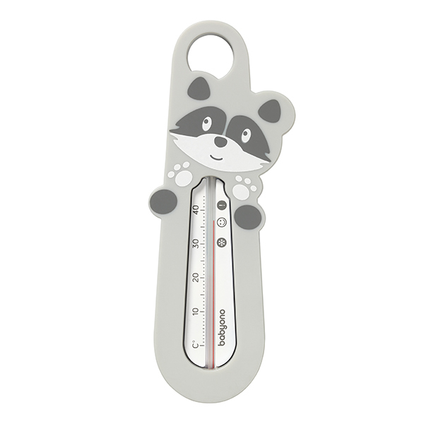 777/01 BATH THERMOMETER RACCOON GREY BabyOno