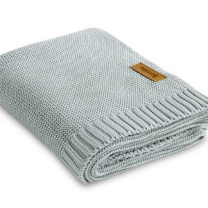 Bamboo and cotton blanket – Baby Grey