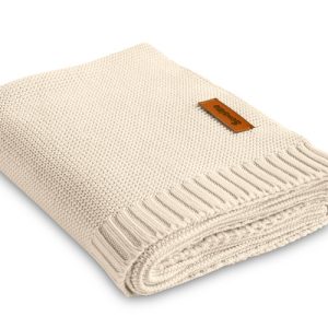 Bamboo and cotton blanket – CAPPUCINO