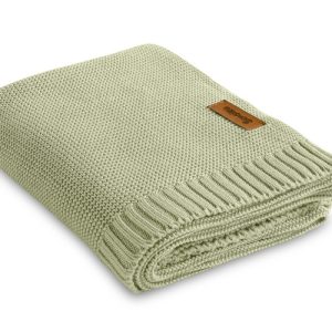 Bamboo and cotton blanket - Olive