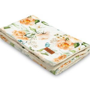 BLANKET PLUSH PEONY 80x100
