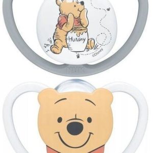 730907 SPACE SILICONE PACIFIER 0-6 2PCS/BOX