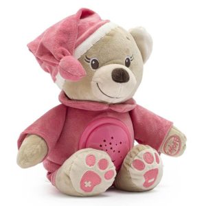 28826 TEDDY BEAR WITH PROJECTOR PINK