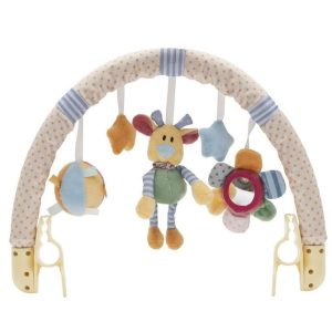 53589 TEDDY BEAR STROLLER HEADBAND FLOWER STARS