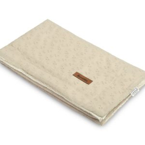 EMBROIDERED BLANKET 80X100 LINEN PLUSH