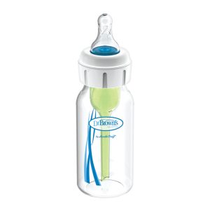 SB417-MED 4 oz/120 ml Options+ Bottle Retail-Pack with Infant-Paced Feeding Valve + Level 1 Nipple + Extra Valve