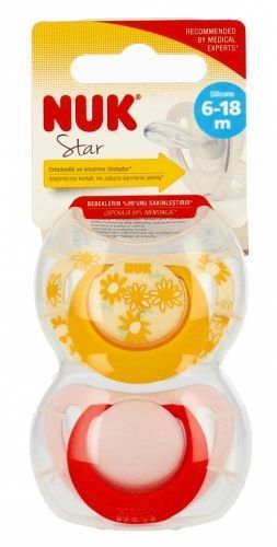 1469 STAR SILICONE TEAT 6-18 2PCS/BOX 537146