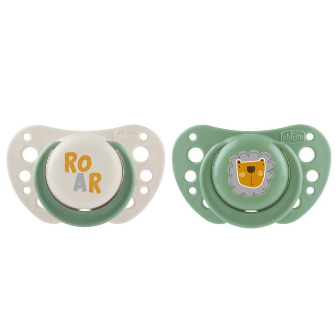 171514 PF AIR SILICONE pacifier 2-6M 2PCS GREEN