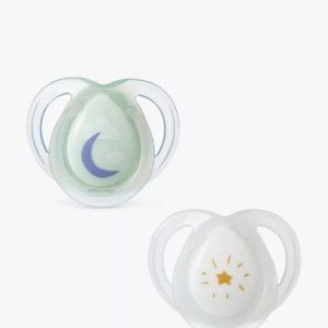 333803 NIGHT Pacifier 0-6 MIX 2PCS