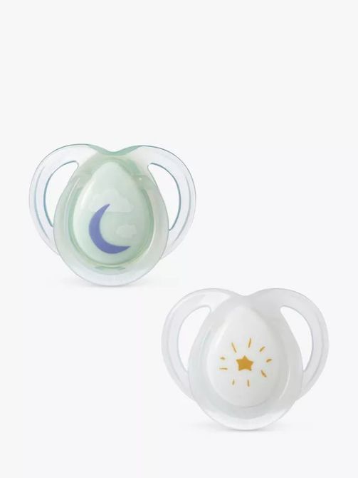333803 NIGHT Pacifier 0-6 MIX 2PCS