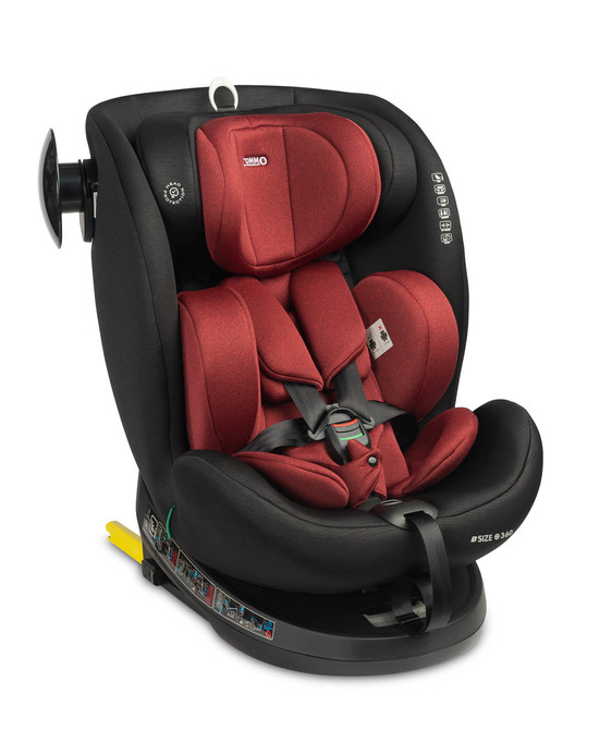 CAR SEAT COMMO I-SIZE BURGUNDY (40-150)