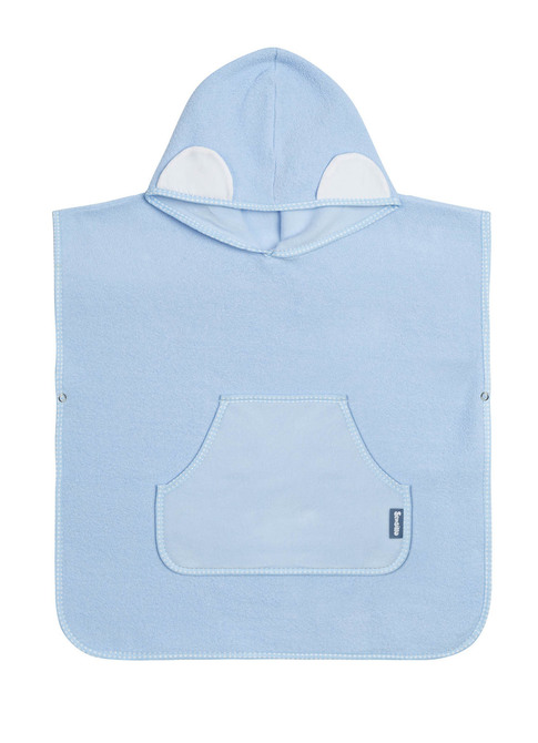 BATH PONCHO - BLUE