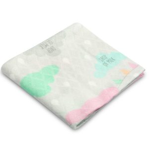 BAMBOO DIAPER - DROP OF MILK 75x75
