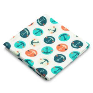 BAMBOO DIAPER - ANCHORS 75x75