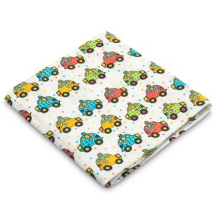 BAMBOO DIAPER - CARS 75x75