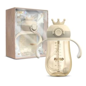 4421 MIO2 BOTTLE WITH STRAW, CREAM