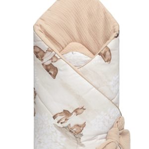 BABY NEST CONE WRAP BROWN COPSE 75x75