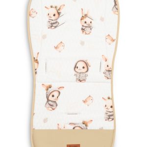 MUSLIN INSERT FOR A STROLLER - BEIGE BUNNY