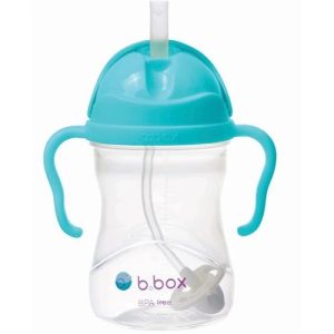 5131 AQUA BL00513 BOTTLE WITH STRAW