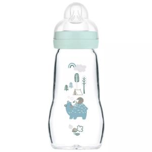 1247 GLASS BOTTLE 260ML FEEL GOOD FOREST BOY