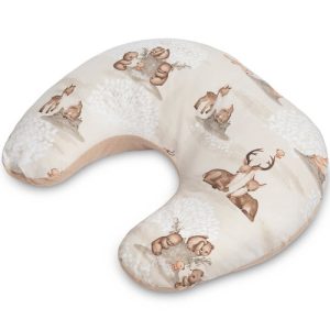 MUSLIN PILLOW FOR FEEDING - BROWN COPS