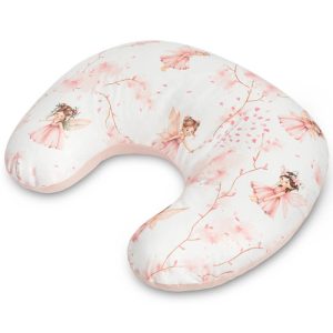 MUSLIN PILLOW FOR FEEDING - FAIRY PINK