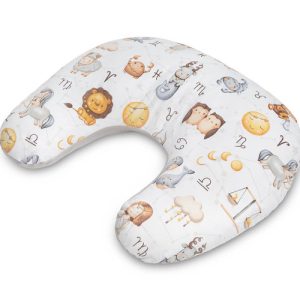 MUSLIN PILLOW FOR FEEDING - ZODIAC GREY