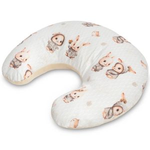 MUSLIN PILLOW FOR FEEDING - BEIGE BUNNY