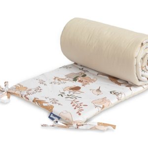 COTTON COT BUMPER THE WOLF AND FRIENDS BEIGE