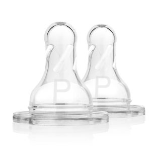 292 Preemie Flow Silicone Narrow Nipple, 2-Pack
