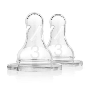 332 Level-3 Silicone Narrow Nipple, 2-Pack