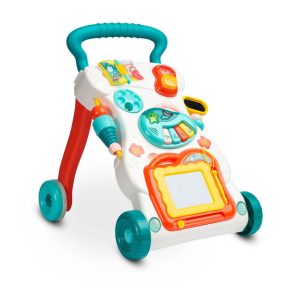 EDUCATIONAL TOY - MUSICAL PUSHER TURQUOISE