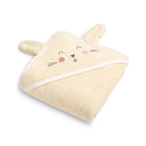 SOFT BATH TOWEL RABBIT 90X90 ECRU