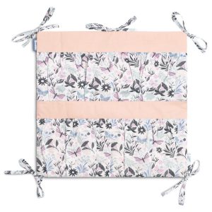 BED ORGANIZER PINK BUTTERFLIES
