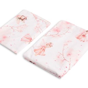 2 PIECE BEDDING FAIRIES PINK 100X135 CM