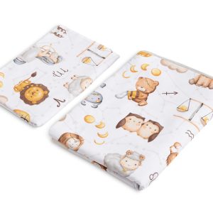 2 PIECE BEDDING ZODIAC GRAY 100X135 CM