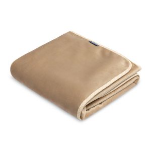 BEIGE PLUSH BLANKET 80x100