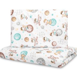 BEDDING 2 ELEMENTS PLANETS 100X135 CM
