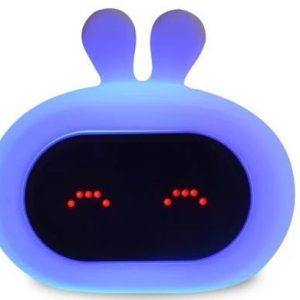 6423 SILICONE NIGHT LAMP ALARM CLOCK RABBIT GIO-135