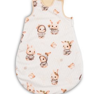 SLEEPING BAG S 45x70 RABBITS BEIGE