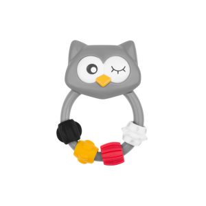 A0421 OWL RATTLE GREY