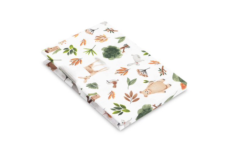 PRINTED BEDSHEET CUTE FOREST 60 X 120 CM
