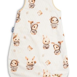 SLEEPING BAG M 50x80 BEIGE BUNNIES