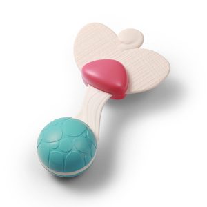 1589 RATTLE WITH TEETHING TOY