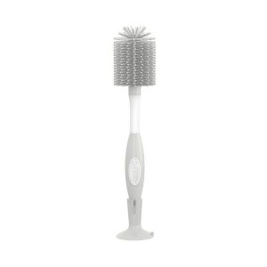AC141 BOTTLE BRUSH SOFT SILICONE BRISTLES GREY